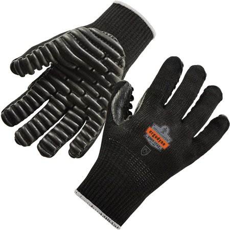 PROFLEX BY ERGODYNE Black M Certified Lightweight Anti-Vibration Gloves 9003